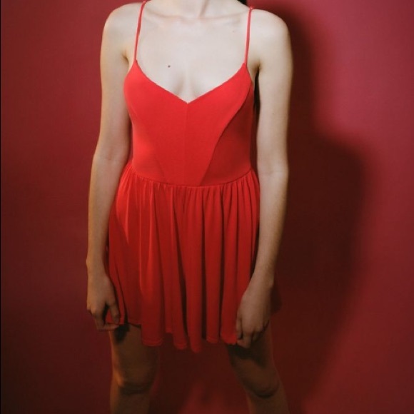 Red Mini Romper - Picture 4 of 7